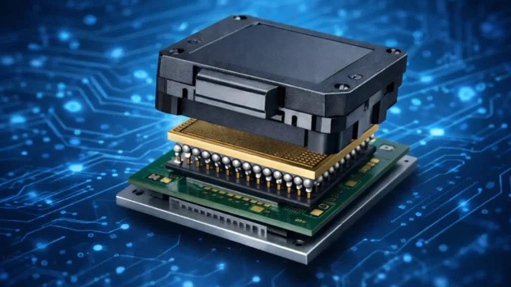 BGA IC test socket